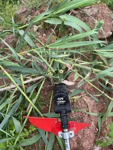 Portable lithium battery garden lawn mower High-powered photo review
