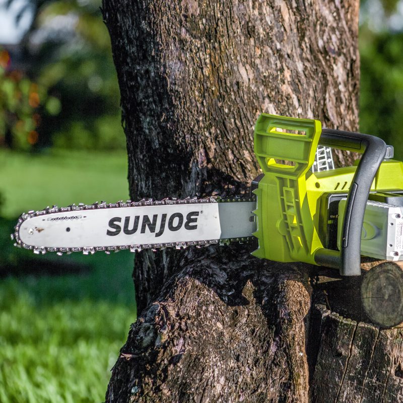 Sun Joe 24V-X2-CS16-CT 48-Volt IONMAX Cordless Chain Saw | 16-inch | Tool Only - 图片 9