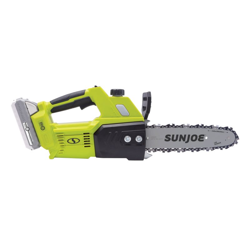 Sun Joe 24V-10CS 24-Volt* IONMAX Cordless Chain Saw Kit | 10-inch | W/ 4.0-Ah Battery + Charger - 图片 9