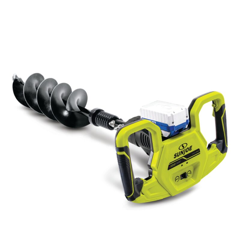 Sun Joe 24V-AGR100 24-Volt* IONMAX Cordless Earth Auger | 30" Drilling Depth | W/ 4.0-Ah Battery + Quick Charger - 图片 7