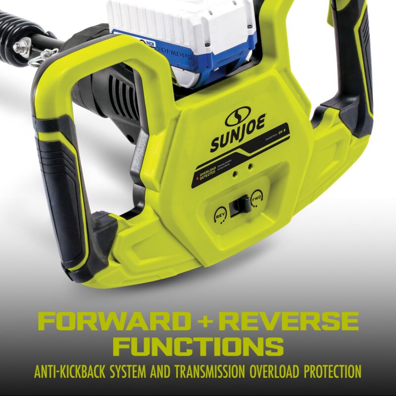 Sun Joe 24V-AGR100 24-Volt* IONMAX Cordless Earth Auger | 30" Drilling Depth | W/ 4.0-Ah Battery + Quick Charger - 图片 3