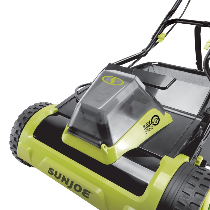 Sun Joe 24V-CRLM15 24-Volt* IONMAX Cordless Push Reel Mower W/ Collection Bag | 15-inch | W/ 4.0-Ah Battery + Charger - 图片 10