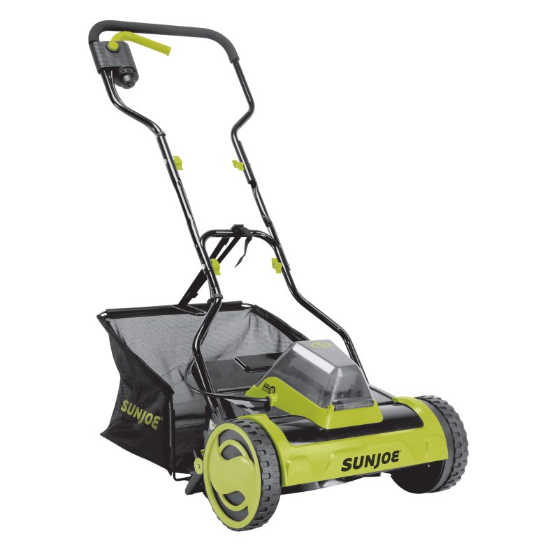 Sun Joe 24V-CRLM15 24-Volt* IONMAX Cordless Push Reel Mower W/ Collection Bag | 15-inch | W/ 4.0-Ah Battery + Charger - 图片 2