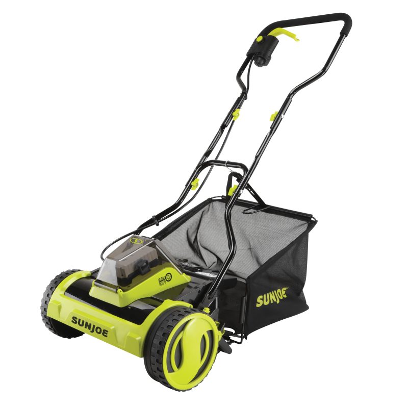 Sun Joe 24V-CRLM15 24-Volt* IONMAX Cordless Push Reel Mower W/ Collection Bag | 15-inch | W/ 4.0-Ah Battery + Charger - 图片 3
