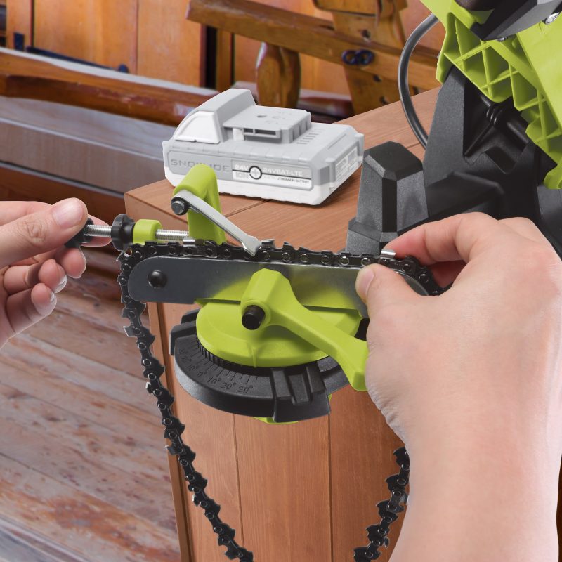 Sun Joe 24V-CSSHRP-LTE 24-Volt* IONMAX Cordless Mountable Chain Saw Sharpener Kit | W/ 2.0-Ah Battery + Charger - 图片 5