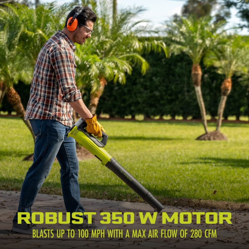 Sun Joe 24V-GT4MAX-LTE 24-Volt* IONMAX Cordless Garden Combo Kit | Leaf Blower | Grass Trimmer | Hedge Trimmer | W/ 2 x 2.0-Ah Batteries + Charger - 图片 3