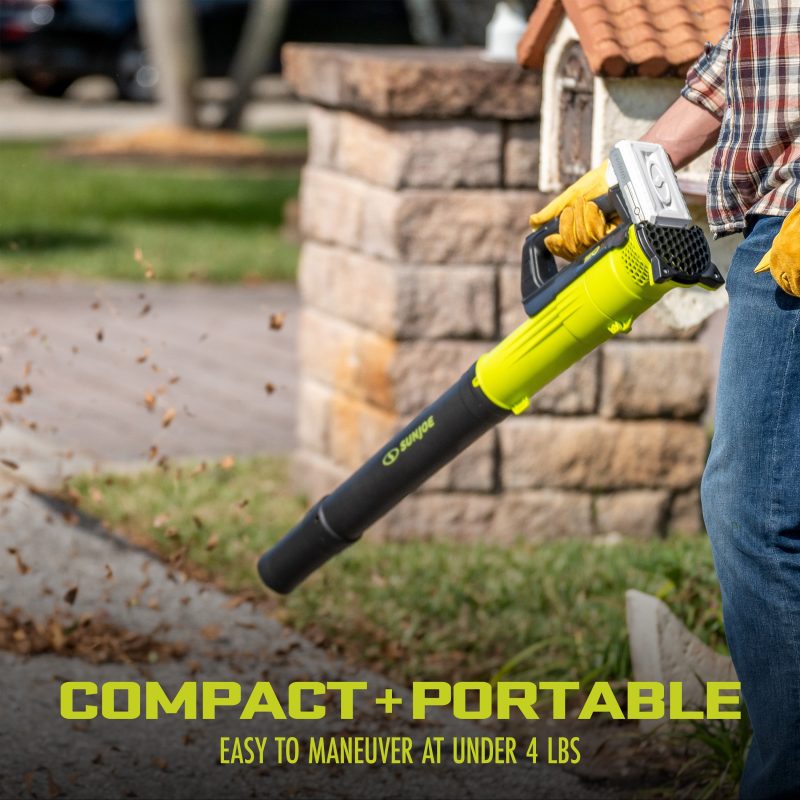 Sun Joe 24V-GT4MAX-LTE 24-Volt* IONMAX Cordless Garden Combo Kit | Leaf Blower | Grass Trimmer | Hedge Trimmer | W/ 2 x 2.0-Ah Batteries + Charger - 图片 4