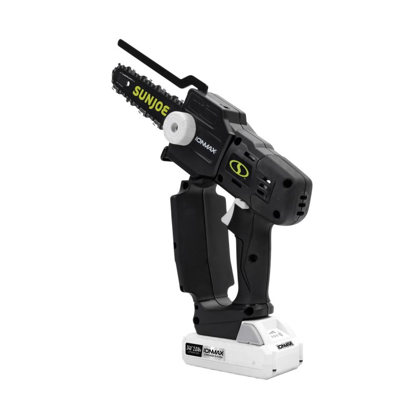 Sun Joe 24V-HCSWP-6-LTE 24-Volt* IONMAX Cordless Telescoping Pole Pruning Saw Kit | 4000 RPM | W/ 2.0-Ah Battery + Charger - 图片 14