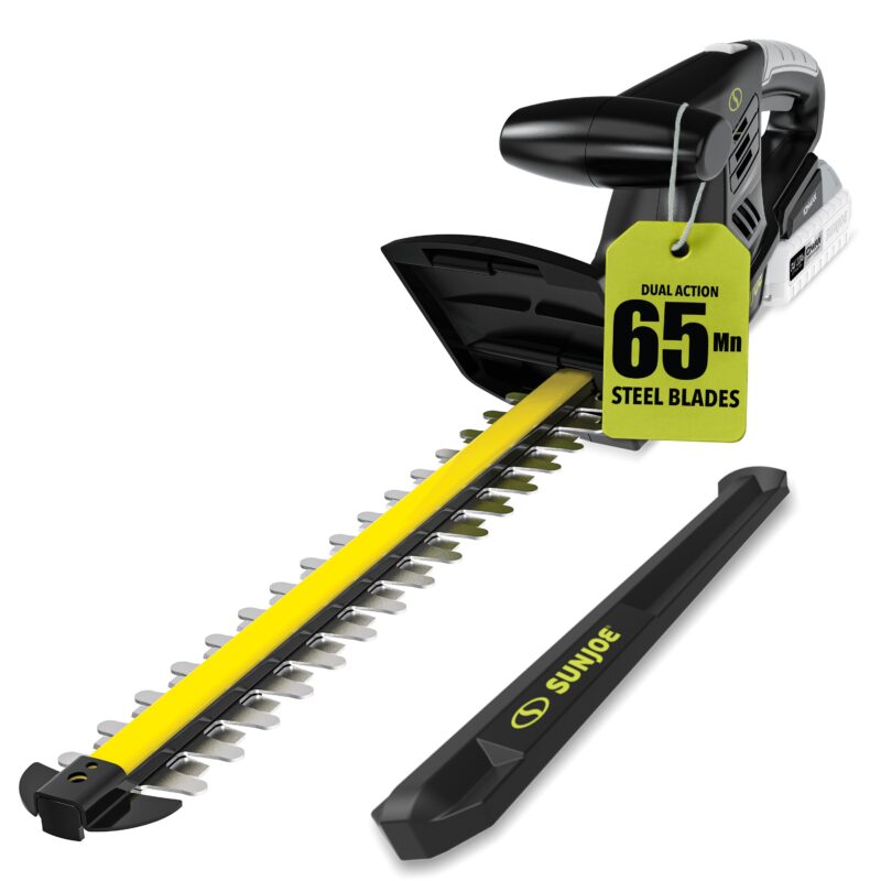 Sun Joe 24V-HT18-LTE 24-Volt* IONMAX Cordless Handheld Hedge Trimmer | 18-inch | W/ 2.0-Ah Battery + Charger - 图片 2