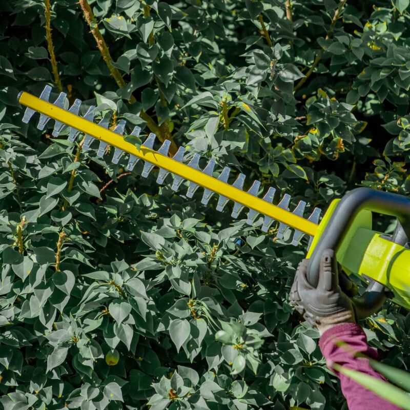 Sun Joe 24V-HT22-MAX 24-Volt* IONMAX Cordless Hedge Trimmer Kit | 22-inch | W/ 4.0-Ah Battery + Quick Charger - 图片 8