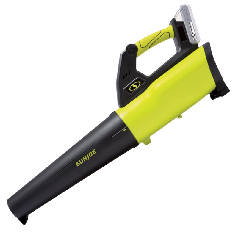 Sun Joe 24V-JB-LTE 24-Volt* IONMAX Cordless Turbine Jet Blower Kit | 350 CFM Max | W/ 2.0-Ah Battery + Charger - 图片 8