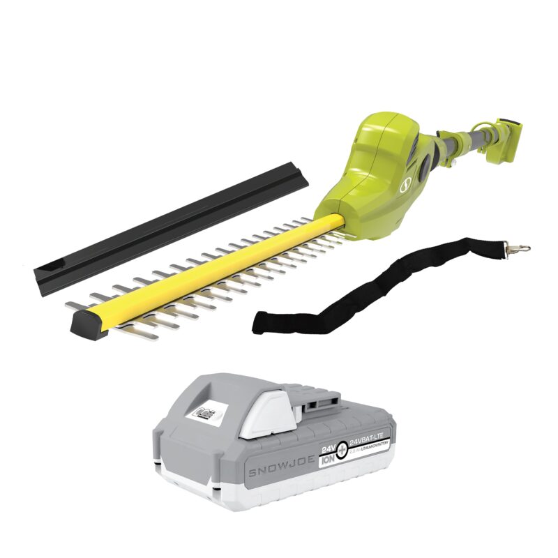Sun Joe 24V-PHT17-LTE 24-Volt* IONMAX Cordless Pole Hedge Trimmer | 17-inch | W/ 2.0-Ah Battery + Charger - 图片 2
