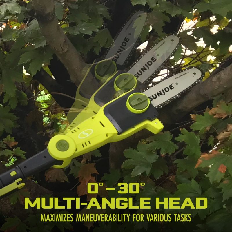 Sun Joe 24V-PS8-CT 24-Volt IONMAX Cordless Telescoping Pole Chainsaw | 8-Inch | Tool Only - 图片 4