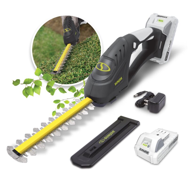 Sun Joe 24V-HT-PRN-LTE 24-Volt* Cordless Handheld Hedger + Pruner | W/ 2.0-Ah Battery + Charger - 图片 3