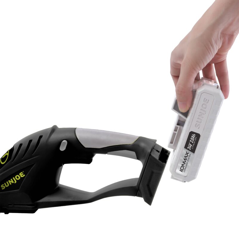 Sun Joe 24V-HT-PRN-LTE 24-Volt* Cordless Handheld Hedger + Pruner | W/ 2.0-Ah Battery + Charger - 图片 16