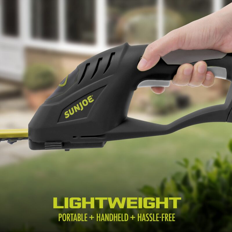 Sun Joe 24V-SSEG-LTE 24-Volt* IONMAX Cordless Handheld Shrubber + Trimmer Kit | W/ 2.0-Ah Battery + Charger - 图片 7