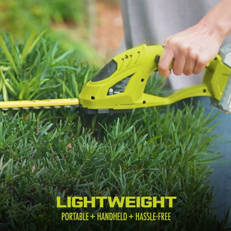 Sun Joe 24V-SSEG-CT 24-Volt IONMAX Cordless Handheld Shrubber + Trimmer | Tool Only - 图片 4
