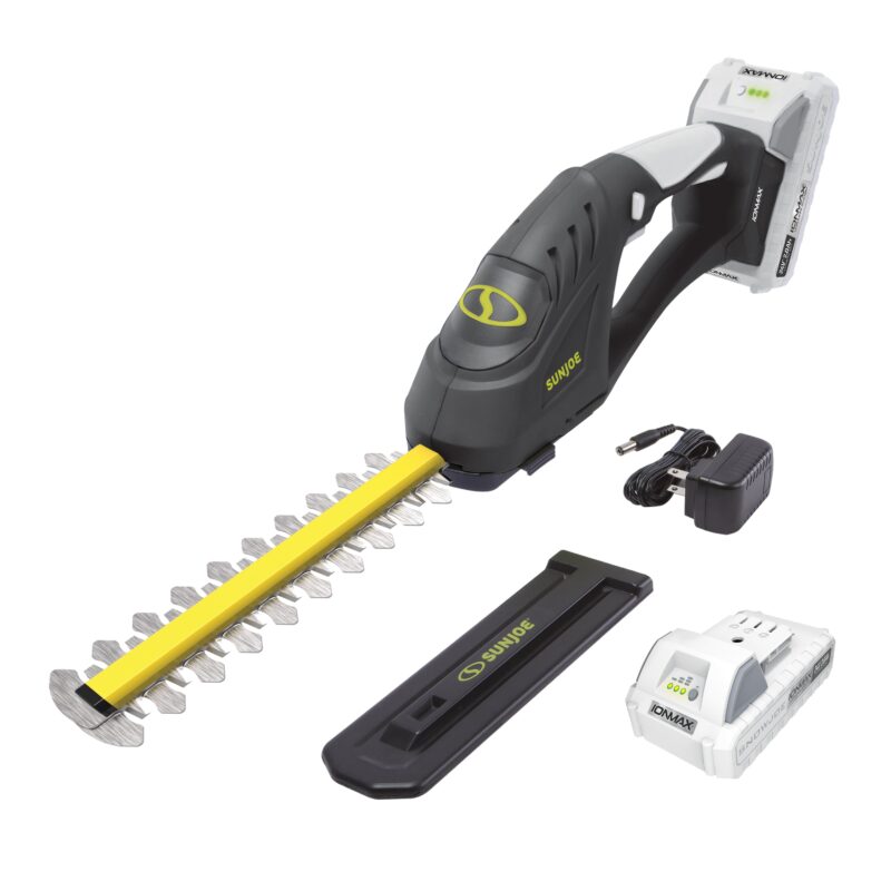 Sun Joe 24V-SSEG-LTE 24-Volt* IONMAX Cordless Handheld Shrubber + Trimmer Kit | W/ 2.0-Ah Battery + Charger - 图片 2