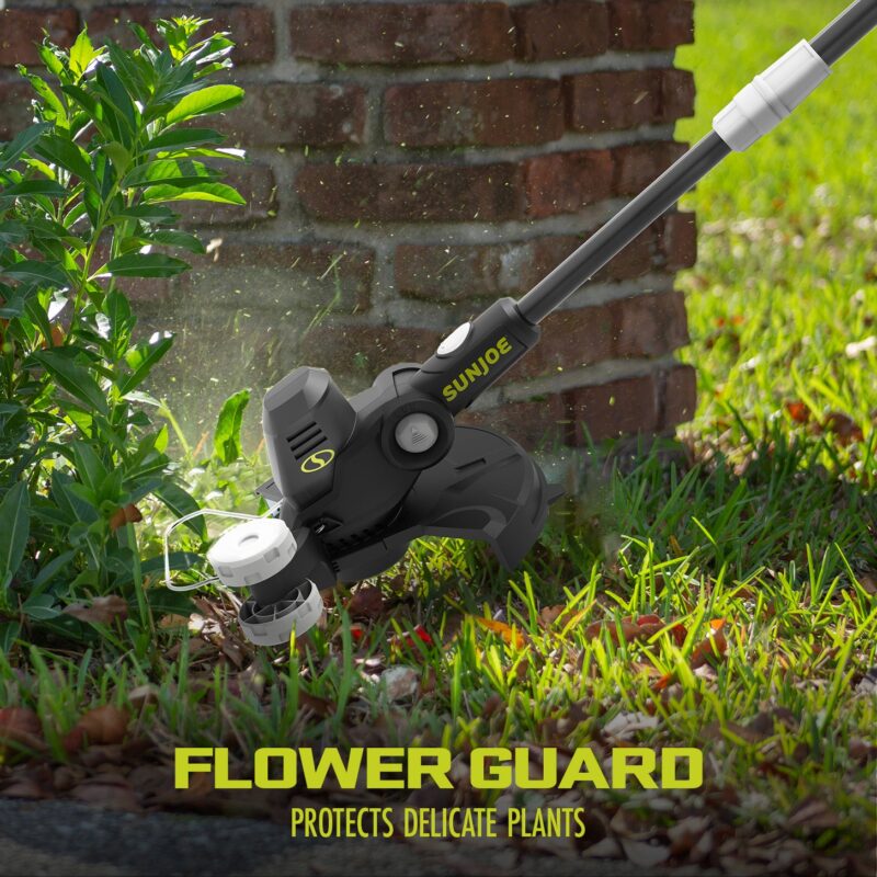 Sun Joe 24V-ST14 24-Volt* IONMAX Cordless String Trimmer Kit  | 12-inch | Multi-Angle Head | W/ 4.0-Ah Battery + Charger - 图片 7