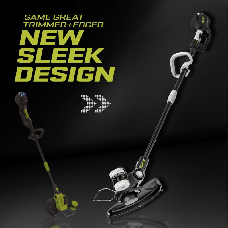 Sun Joe 24V-ST14-CT 24-Volt IONMAX Cordless String Trimmer | 12-Inch | Multi-Angle Head | Tool Only - 图片 3