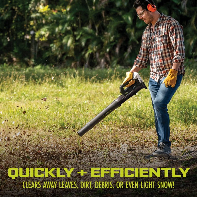 Sun Joe 24V-TB-CT 24-Volt IONMAX Cordless Compact Turbine Jet Blower | 100-MPH | 280-CFM | Tool Only - 图片 5