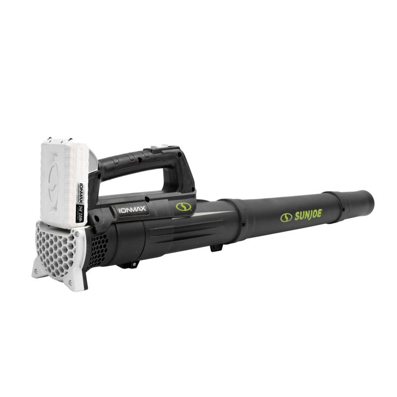 Sun Joe 24V-TB-2AMP-KIT 24-Volt* IONMAX Cordless Compact Turbine Jet Blower | 100-MPH | 280-CFM | W/ 2 x 2.0-Ah Batteries + Dual-Port Charger - 图片 12