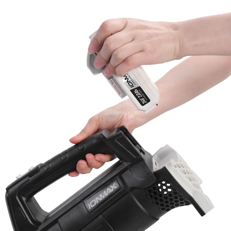 Sun Joe 24V-TB-LTE 24-Volt* IONMAX Cordless Compact Turbine Jet Blower | 100-MPH | 280-CFM | W/ 2.0-Ah Battery + Charger - 图片 18