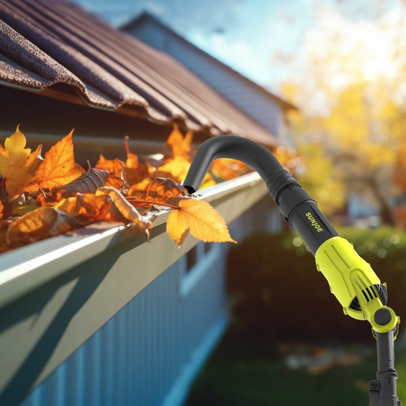 Sun Joe 24V-TBP-LTE 2-in-1 Handheld + Pole Leaf Blower Kit | W/ 2.0-Ah Battery + Charger | Includes 3 Nozzle Connections - 图片 9