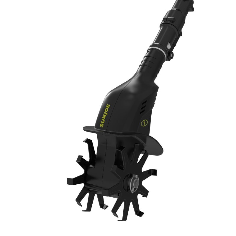 Sun Joe 24V-TLR-LTE 24-Volt* IONMAX Cordless Garden Tiller + Cultivator Kit | W/ 2.0-Ah Battery + Charger (Black) - 图片 9