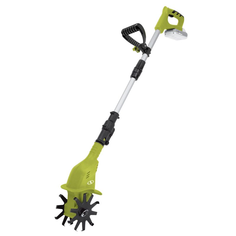 Sun Joe 24V-TLR-LTE-GRN 24-Volt* IONMAX Cordless Garden Tiller + Cultivator Kit | W/ 2.0-Ah Battery + Charger (Green) - 图片 13