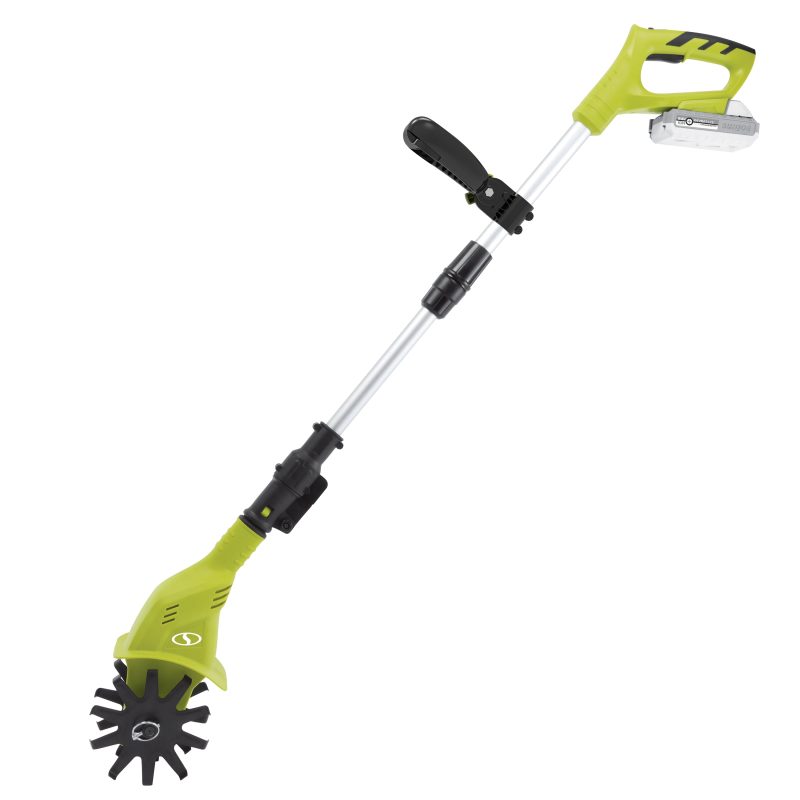 Sun Joe 24V-TLR-LTE-GRN 24-Volt* IONMAX Cordless Garden Tiller + Cultivator Kit | W/ 2.0-Ah Battery + Charger (Green) - 图片 15