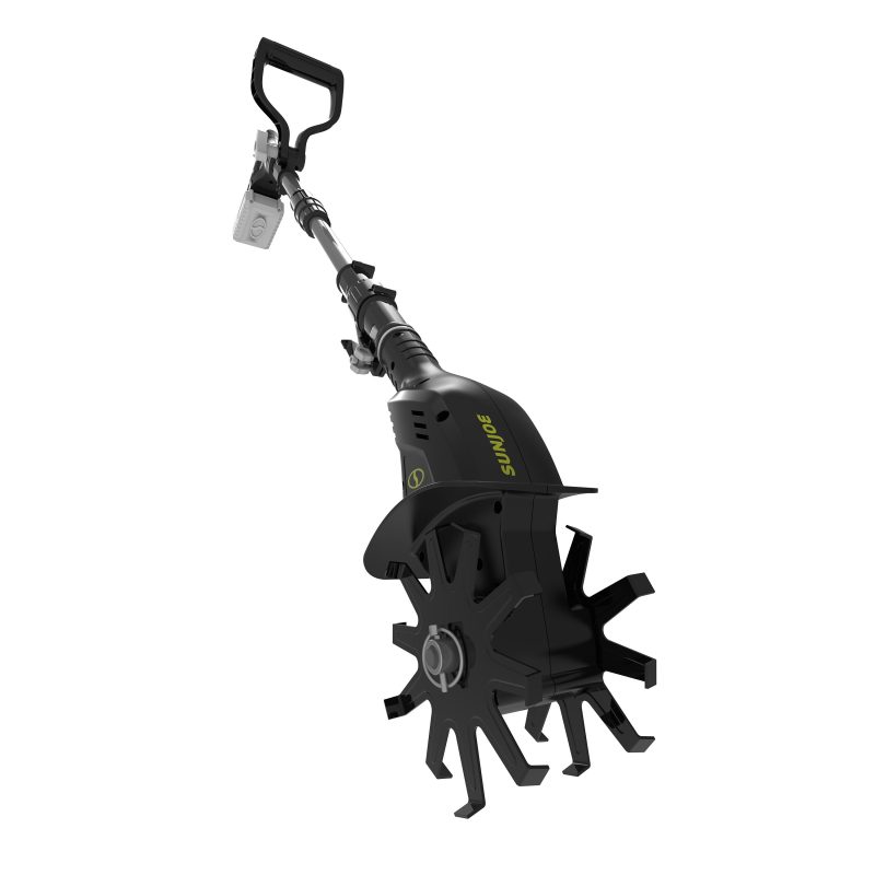 Sun Joe 24V-TLR-LTE 24-Volt* IONMAX Cordless Garden Tiller + Cultivator Kit | W/ 2.0-Ah Battery + Charger (Black) - 图片 2
