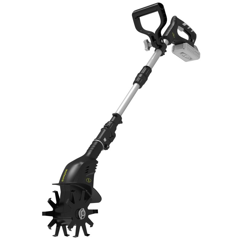 Sun Joe 24V-TLR-LTE 24-Volt* IONMAX Cordless Garden Tiller + Cultivator Kit | W/ 2.0-Ah Battery + Charger (Black) - 图片 8