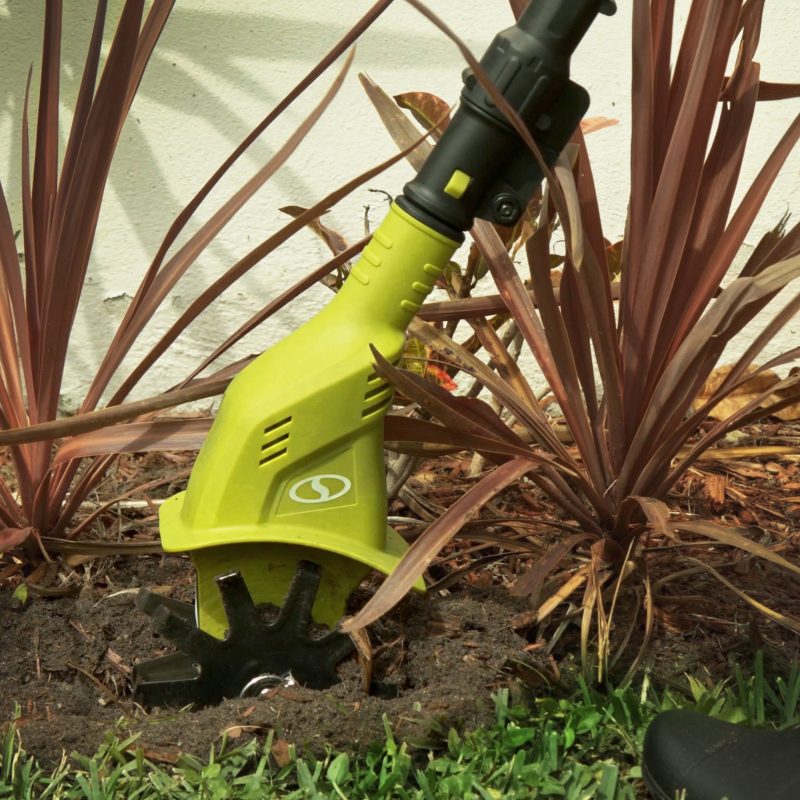 Sun Joe 24V-TLR-LTE-GRN 24-Volt* IONMAX Cordless Garden Tiller + Cultivator Kit | W/ 2.0-Ah Battery + Charger (Green) - 图片 10