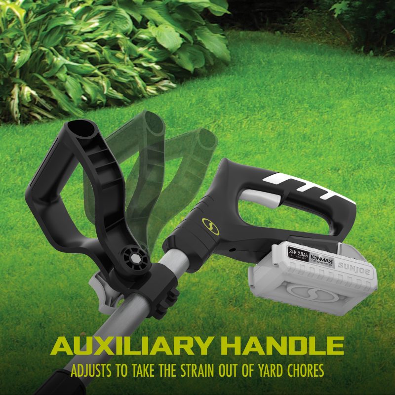 Sun Joe 24V-TLR-CT 24-Volt IONMAX Cordless Garden Tiller + Cultivator | Tool Only - 图片 4