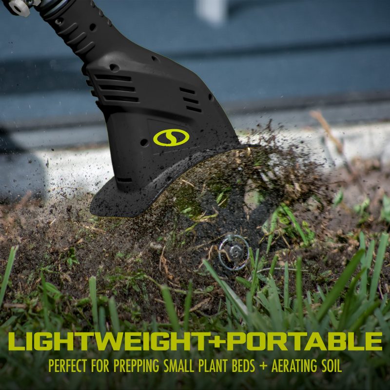 Sun Joe 24V-TLR-CT 24-Volt IONMAX Cordless Garden Tiller + Cultivator | Tool Only - 图片 5