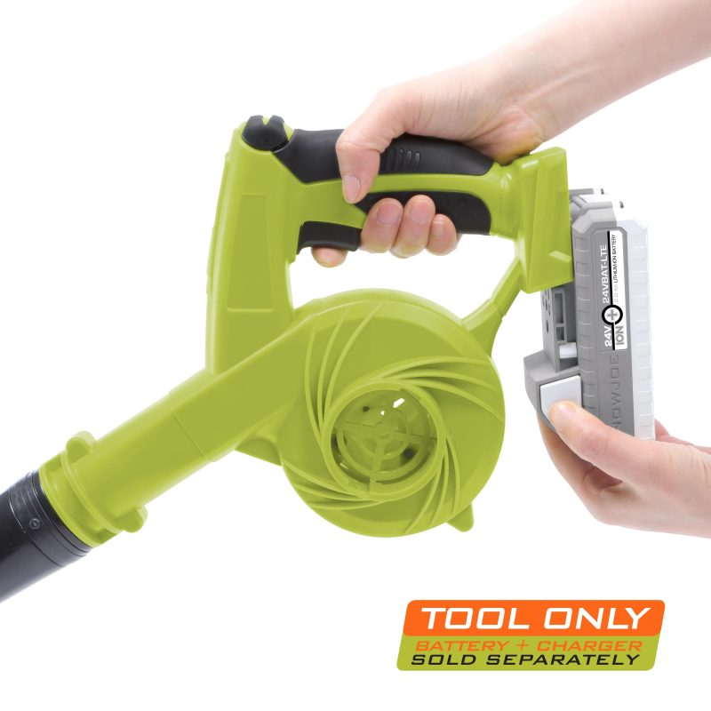 Sun Joe 24V-WSB-CT 24-Volt IONMAX Workshop Blower + Vacuum W/ Accessory Kit | Tool Only - 图片 6