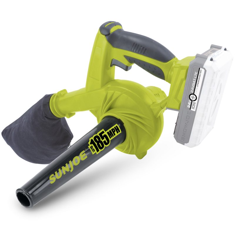 Sun Joe 24V-WSB-LTE 24-Volt* IONMAX Workshop Blower + Vacuum | W/ 2.0-Ah Battery + Charger - 图片 2