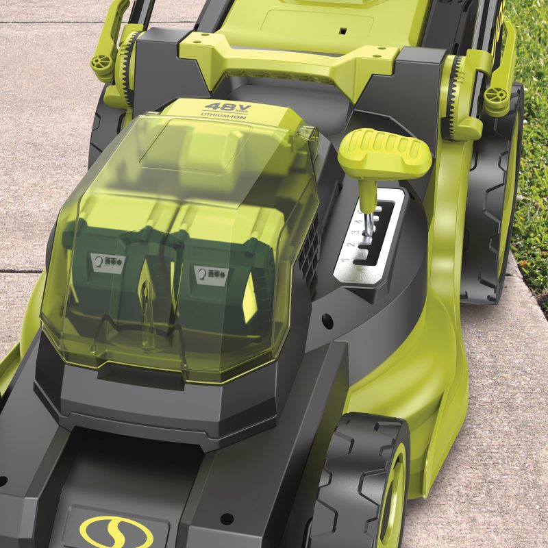 Sun Joe 24V-X2-16LM-CT 48-Volt IONMAX Cordless Brushless Lawn Mower | W/ 12-Gallon Collection Bag | 16-Inch | Comfort Grip | One Touch 6-Position Height Adjustment | Tool Only - 图片 8