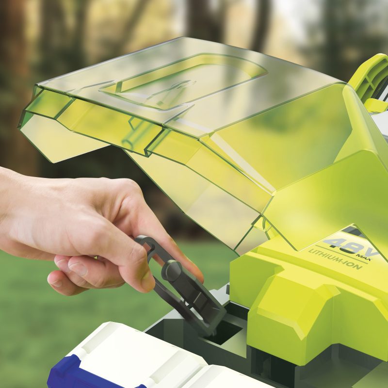 Sun Joe 24V-X2-16LM-CT 48-Volt IONMAX Cordless Brushless Lawn Mower | W/ 12-Gallon Collection Bag | 16-Inch | Comfort Grip | One Touch 6-Position Height Adjustment | Tool Only - 图片 9