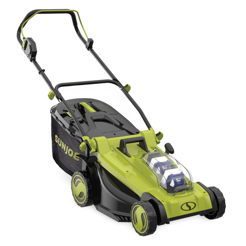 Sun Joe 24V-X2-17LM 48-Volt* IONMAX Cordless Lawn Mower Kit W/ Collection Bag | 17-inch | 6-Position | W/ 2 x 4.0-Ah Batteries + Charger - 图片 15