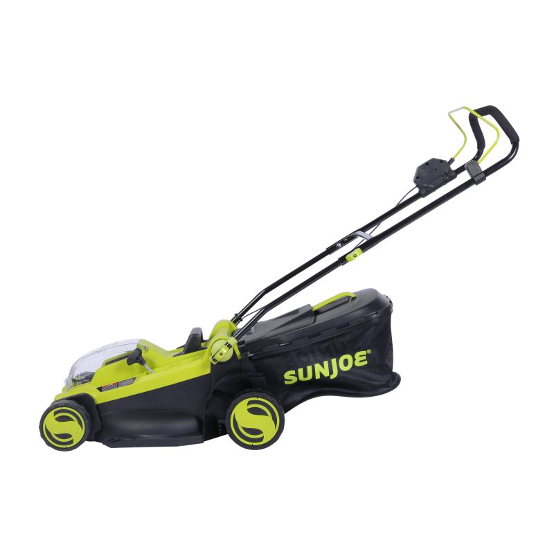 Sun Joe 24V-X2-17LM 48-Volt* IONMAX Cordless Lawn Mower Kit W/ Collection Bag | 17-inch | 6-Position | W/ 2 x 4.0-Ah Batteries + Charger - 图片 16
