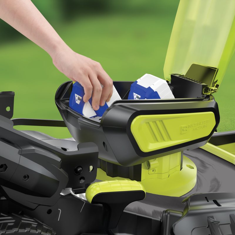 Sun Joe 24V-X2-21LMSP 48-Volt* IONMAX Cordless Self-Propelled Lawn Mower | 20-inch | 7-Position | Collection Bag | Mulching Plug | W/ 2 x 4.0-Ah Batteries + Charger - 图片 11