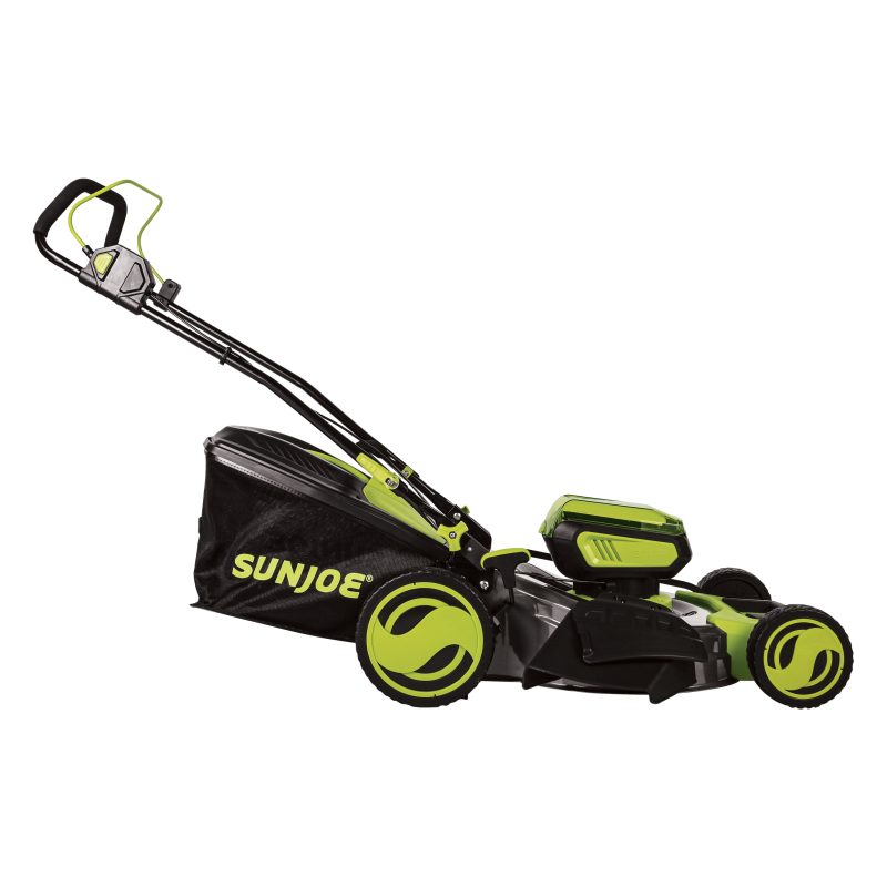 Sun Joe 24V-X2-21LM 48-Volt* IONMAX Cordless Lawn Mower Kit W/ Collection Bag | 20-inch | 7-Position | W/ 2 x 4.0-Ah Batteries + Dual Port Charger - 图片 4