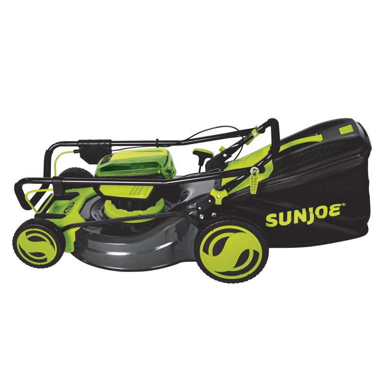 Sun Joe 24V-X2-21LM 48-Volt* IONMAX Cordless Lawn Mower Kit W/ Collection Bag | 20-inch | 7-Position | W/ 2 x 4.0-Ah Batteries + Dual Port Charger - 图片 5