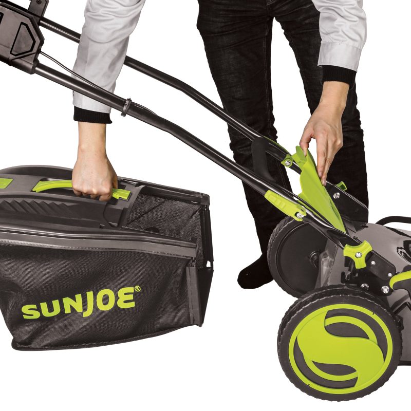 Sun Joe 24V-X2-21LM 48-Volt* IONMAX Cordless Lawn Mower Kit W/ Collection Bag | 20-inch | 7-Position | W/ 2 x 4.0-Ah Batteries + Dual Port Charger - 图片 8