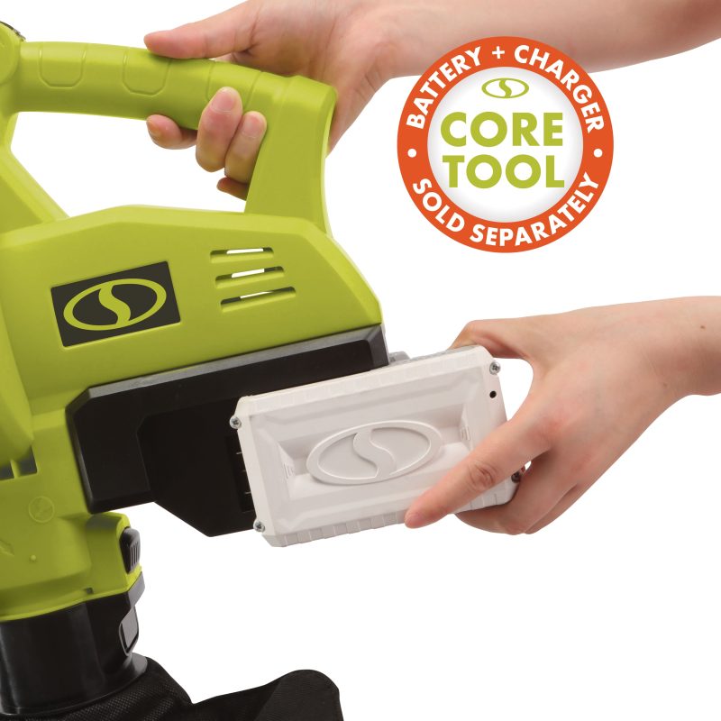Sun Joe 24V-X2-BVM143-CT 48-Volt IONMAX Cordless Leaf Blower Vacuum Mulcher | 155-MPH | 388-CFM | Tool Only - 图片 3