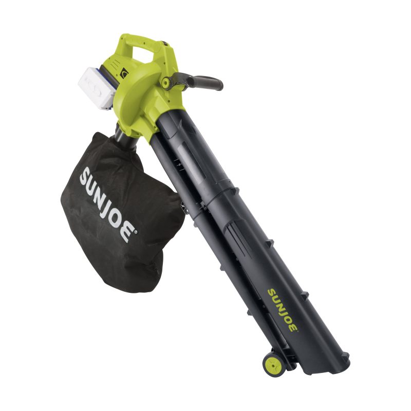Sun Joe 48-Volt* IONMAX Cordless Leaf Blower Vacuum Mulcher Kit | 163-MPH | 391-CFM | W/ 2 x 5.0-Ah Batteries + Dual Port Charger - 图片 2