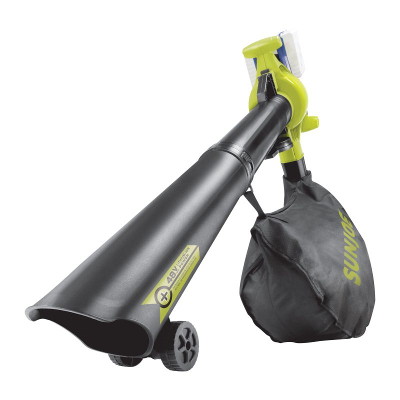 Sun Joe 24V-X2-BVM190 48-Volt* IONMAX Cordless Leaf Blower Vacuum Mulcher Kit | 190-MPH | 340-CFM | W/ 2 x 4.0-Ah Batteries + Charger - 图片 10