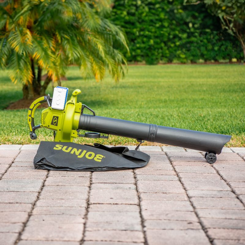 Sun Joe 24V-X2-BVM190 48-Volt* IONMAX Cordless Leaf Blower Vacuum Mulcher Kit | 190-MPH | 340-CFM | W/ 2 x 4.0-Ah Batteries + Charger - 图片 9